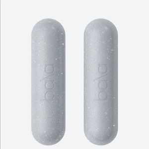 SOLD OUT Bala 3lb Weights in Silver Sparkle (set of 2)